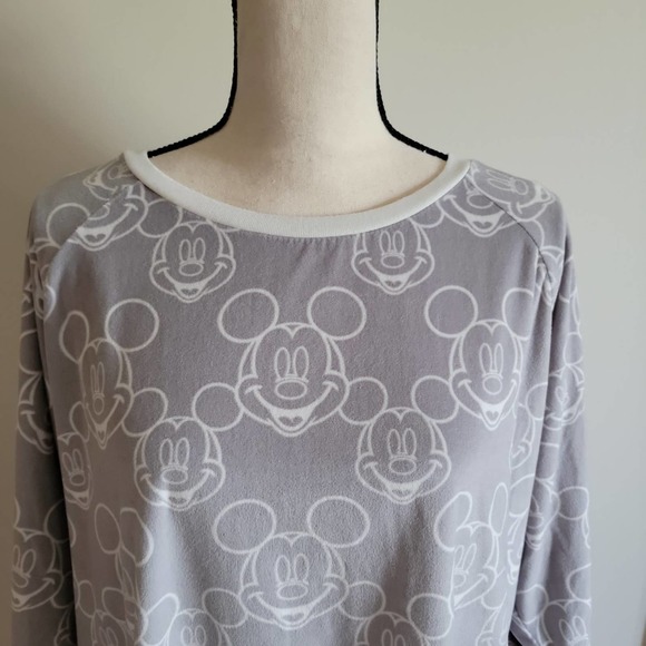 Disney Mickey Mouse Grey and White Sleepwear Sz 2X - Picture 2 of 7